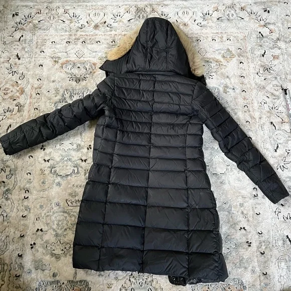 Andrew Marc x Richard Chai Coyote Fur Down Feather Puffer Parka Winter Coat - Picture 2 of 16